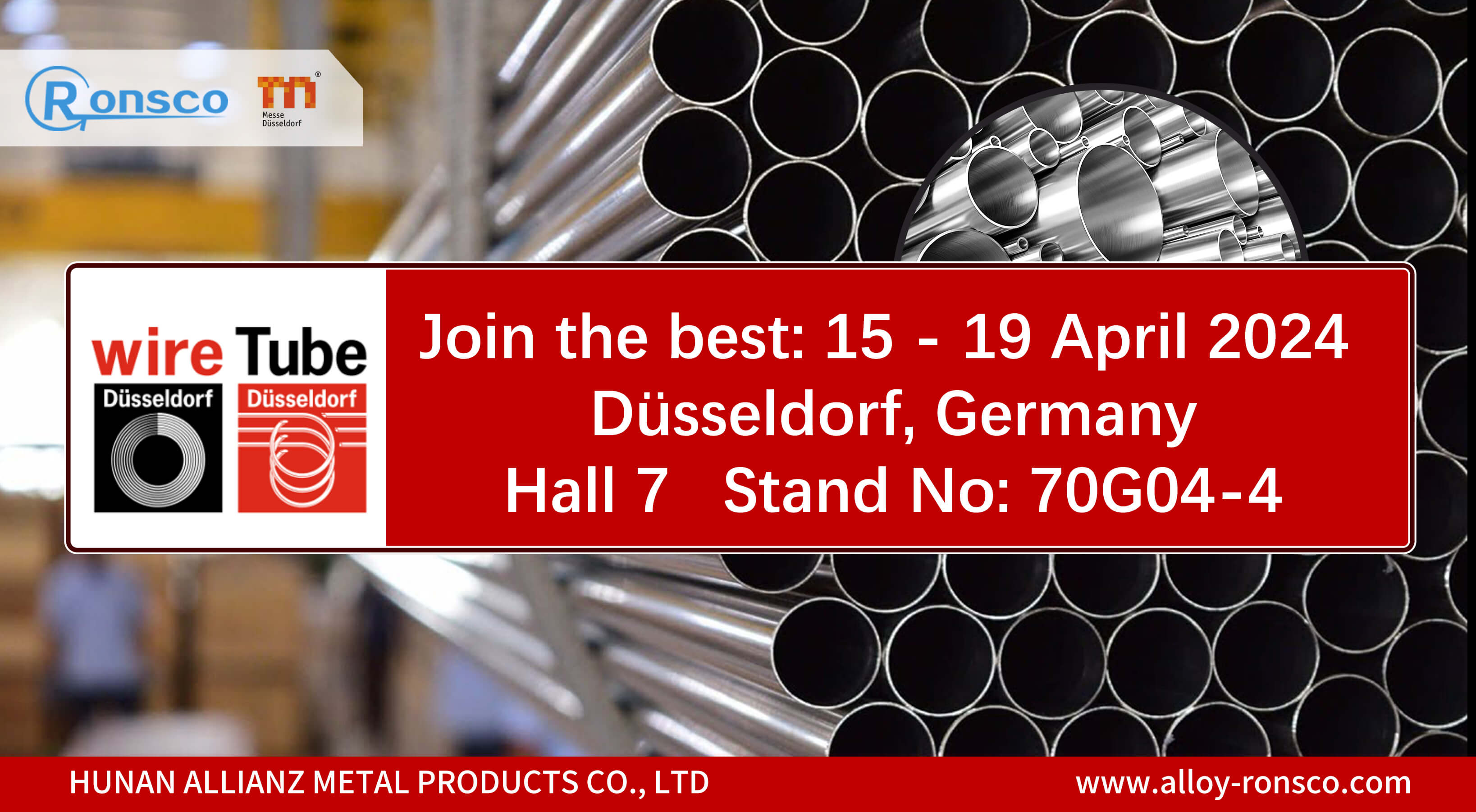 Tube 2024 Düsseldorf Germany - Visit Booth 70G04-4